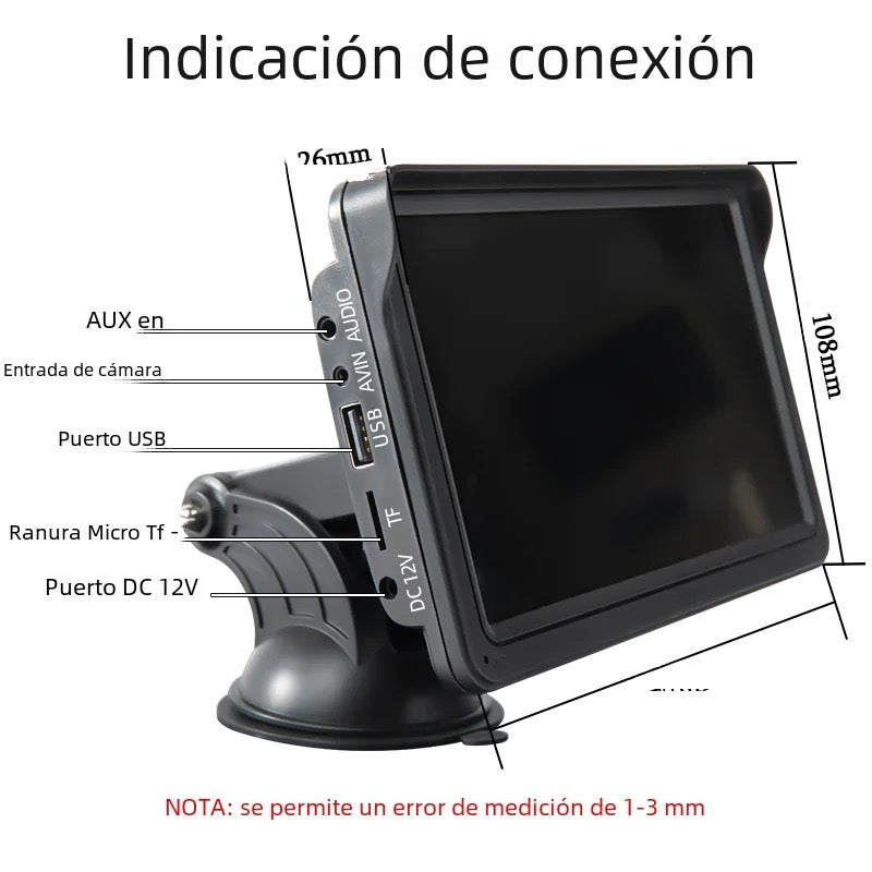 Pantalla Multimédia Universal con CarPlay y Android Auto | + Regalo Exclusivo