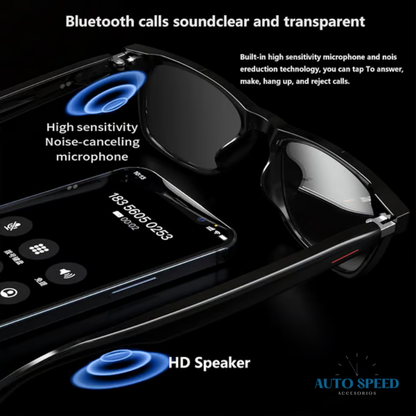 ✨Gafas de traducción inalámbricas con Bluetooth y IA  - 50%OFF 🔥 ¡Lanzamiento 2025!