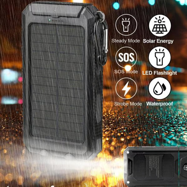 🔋 Nunca te quedes sin batería — Power Bank Solar 49% OFF