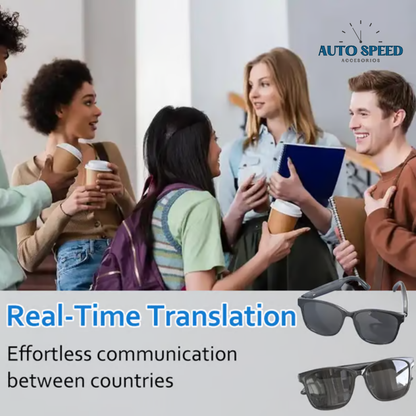 ✨Gafas de traducción inalámbricas con Bluetooth y IA  - 50%OFF 🔥 ¡Lanzamiento 2025!