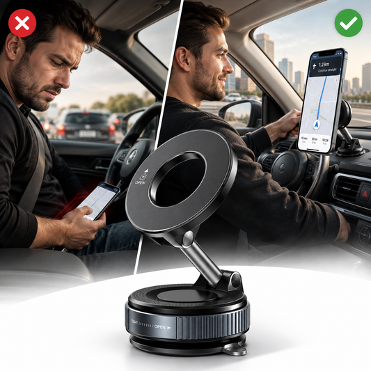 360 degree adjustable magnetic car
