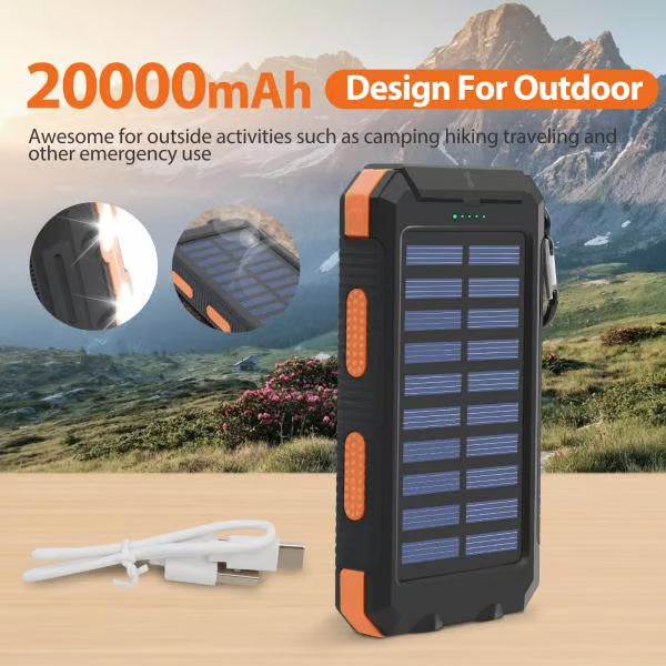 🔋 Nunca te quedes sin batería — Power Bank Solar 49% OFF
