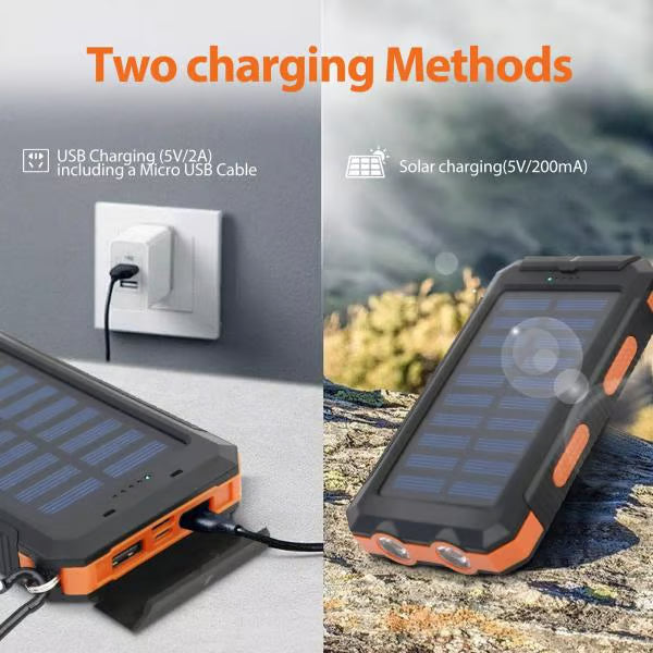 🔋 Nunca te quedes sin batería — Power Bank Solar 49% OFF