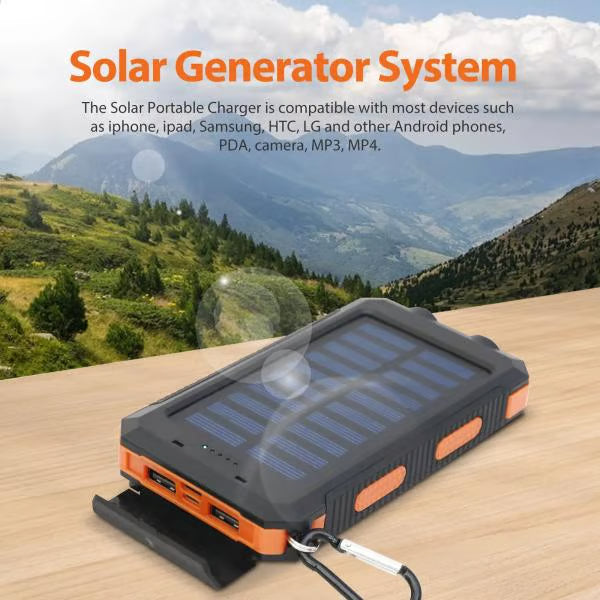 🔋 Nunca te quedes sin batería — Power Bank Solar 49% OFF