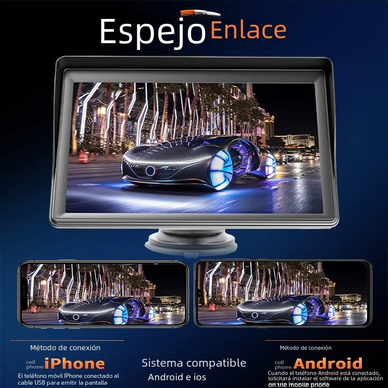 Pantalla Multimédia Universal con CarPlay y Android Auto | + Regalo Exclusivo