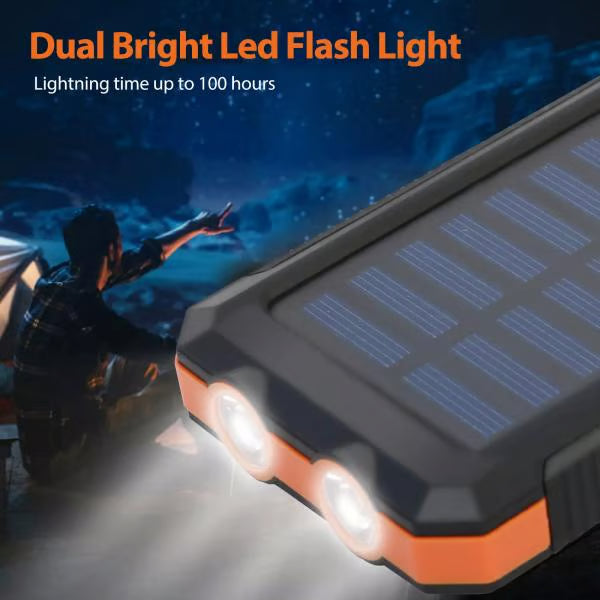 🔋 Nunca te quedes sin batería — Power Bank Solar 49% OFF