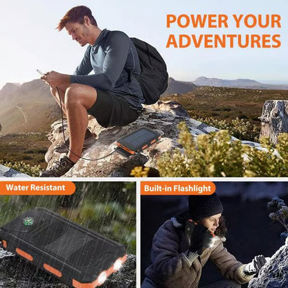 🔋 Nunca te quedes sin batería — Power Bank Solar 49% OFF
