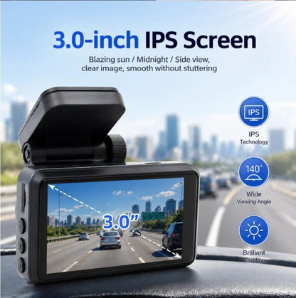 A3-4K PRO 360° Dual Dash Cam – 4K Front + 2K Rear