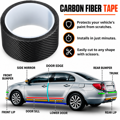 Nano Carbon Fiber Car Protector Tape – Waterproof & Self-Adhesive