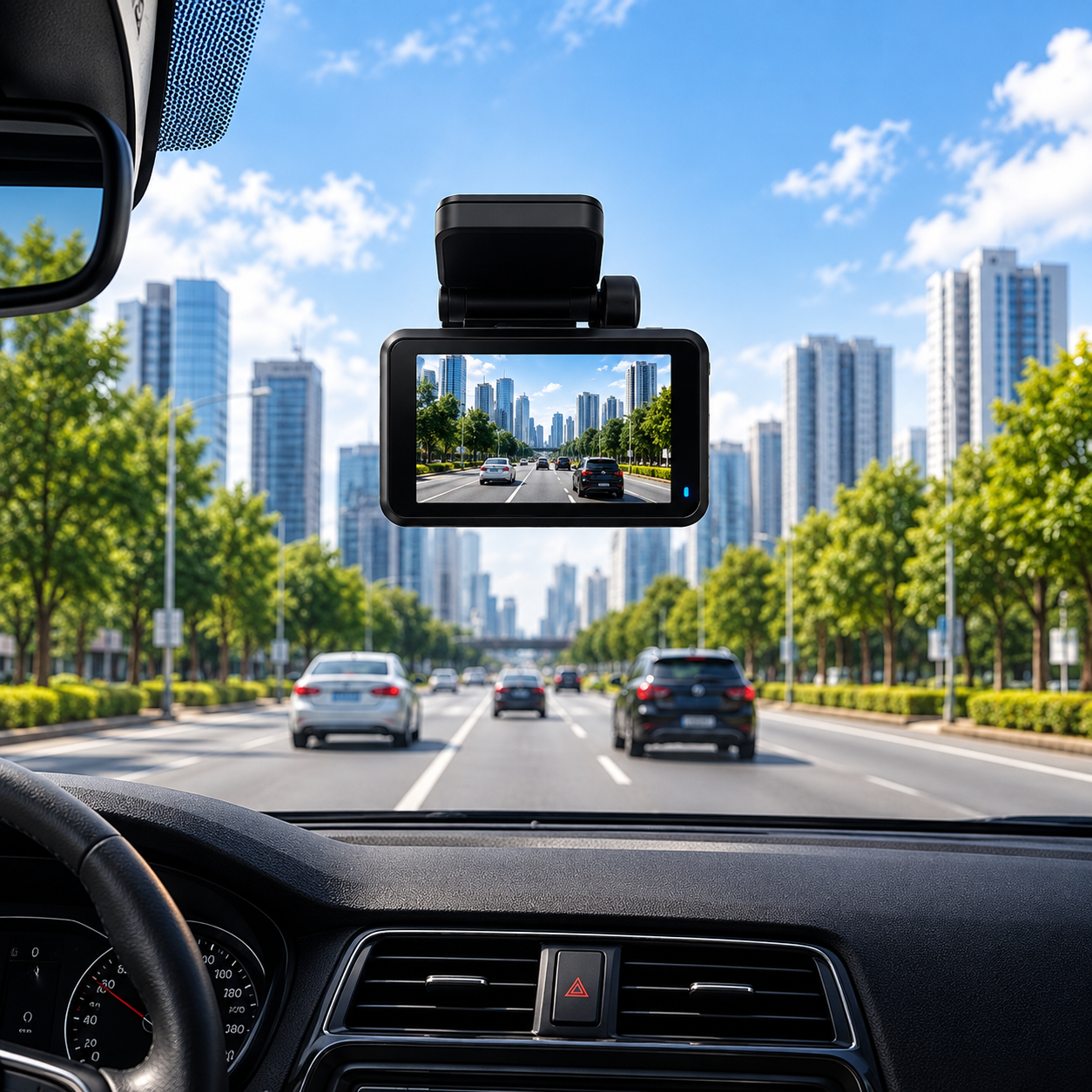 A3-4K PRO 360° Dual Dash Cam – 4K Front + 2K Rear
