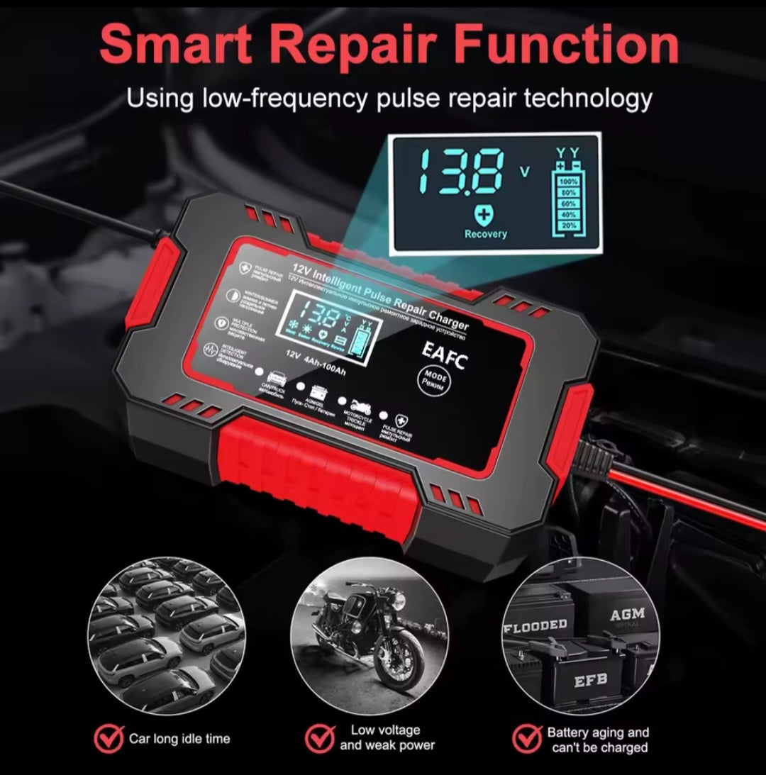 AutoCharge Pro® Smart Battery Charger for Vehicles - Don’t Let a Dead Battery Ruin Your Day