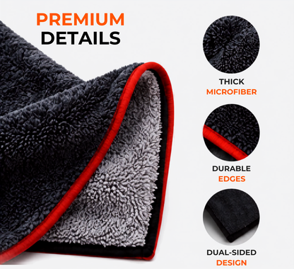 Premium Microfiber Car Drying Towel – XXL Ultra Absorbent