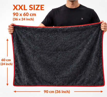 Premium Microfiber Car Drying Towel – XXL Ultra Absorbent
